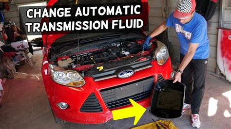 So, you shouldn't search for the dipstick in the. . Ford focus 2014 transmission fluid check
